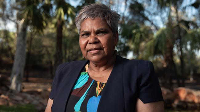 Federal senator Marion Scrymgour in Alice Springs on Wednesday. Picture: Liam Mendes