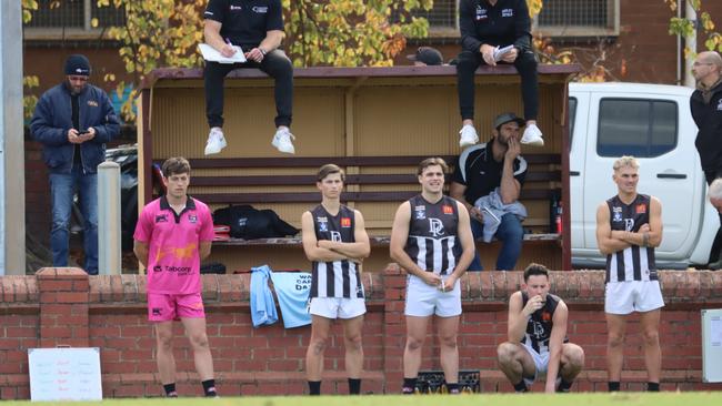 Zak Butters (in pink) running for Darley earlier this season. Picture: Darley Football Club