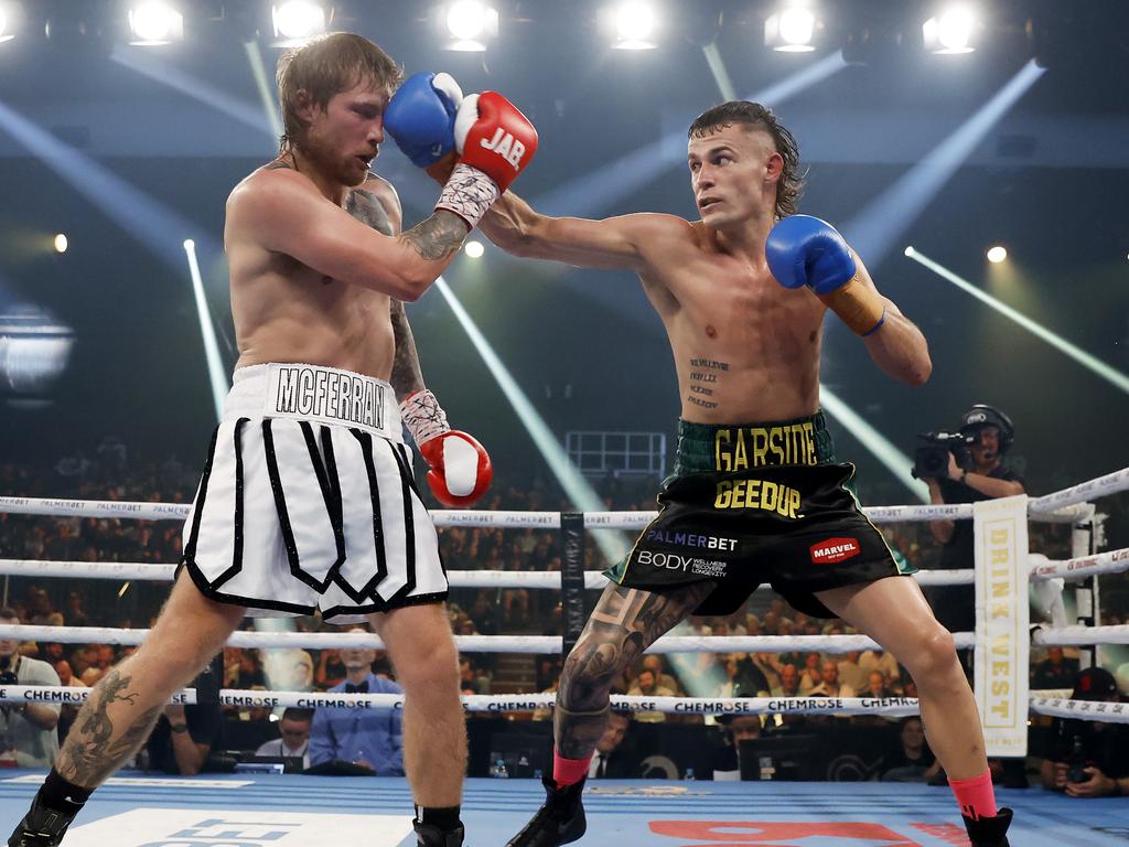 Garside beat Leyton McFerran in his last professional fight in May 2022. Picture: Mark Evans/Getty Images