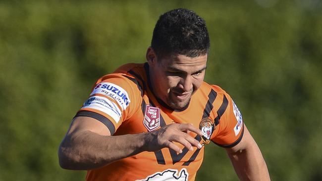 Queensland Cup player of the year 2013 Cody Walker in action for Easts Tigers. Picture: Steve Bell/SMP Images