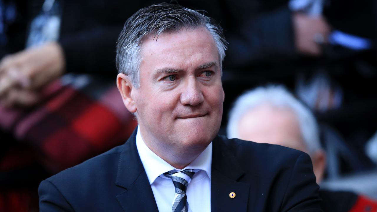 Eddie McGuire has reportedly clashed with Damian Barrett. Picture: Mark Stewart