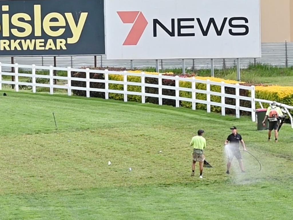 Gold Coast Turf Club track repairs. Picture: Supplied