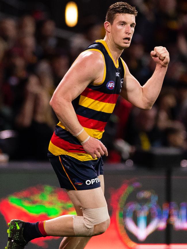 John Jenkins celebrates a goal in 2019. Picture: GETTY