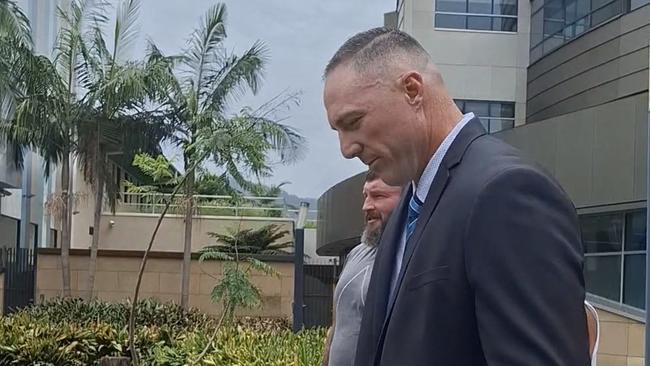 Travis Paul Pocock leaving Coffs Harbour local court on Tuesday November 19.