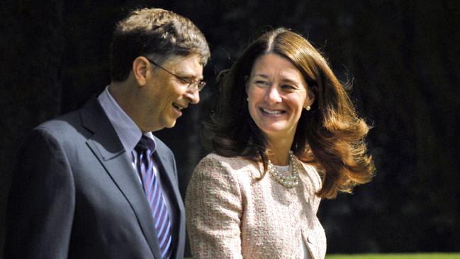 Bill Gates and his wife, Melinda in 2007.