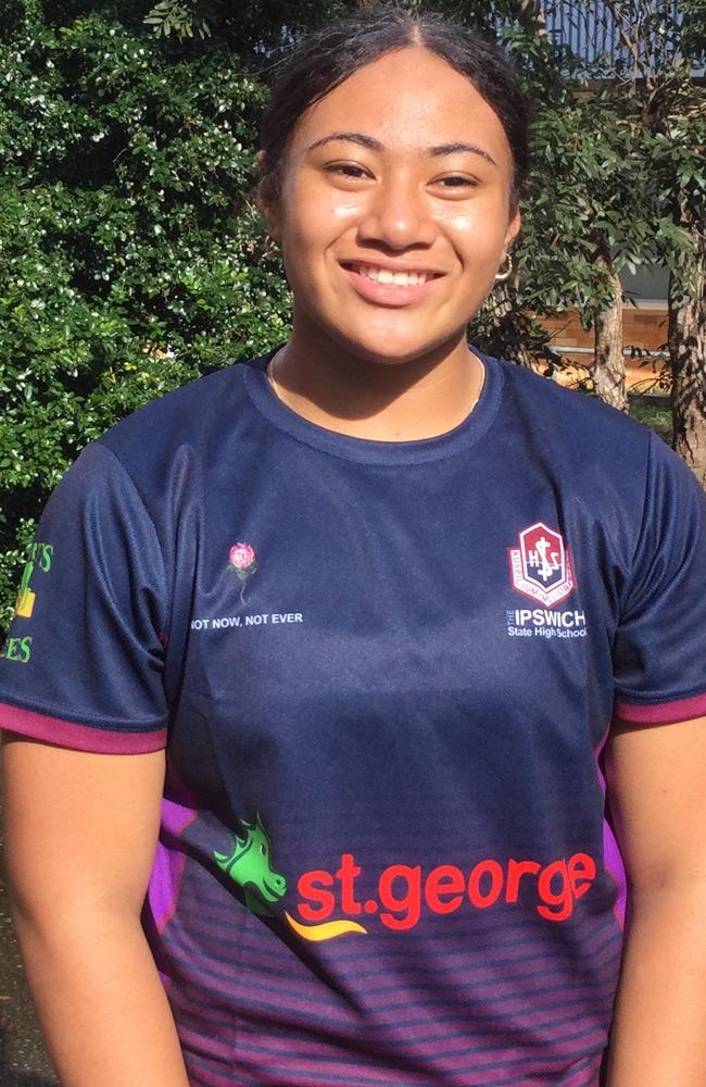 St Peter Claver College netball star Shalom Sauaso.