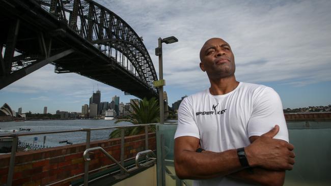 UFC legend Anderson Silva in Australia preparing to fight in UFC 234..