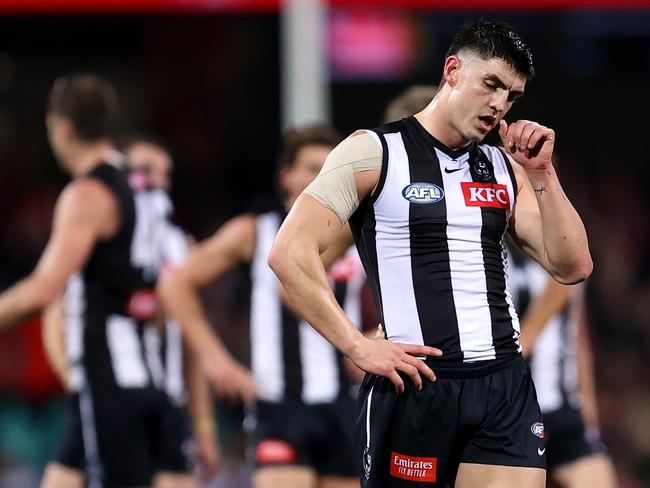 The Magpies are unlikely to feature at all in September. Picture: Brendon Thorne/AFL Photos/via Getty Images