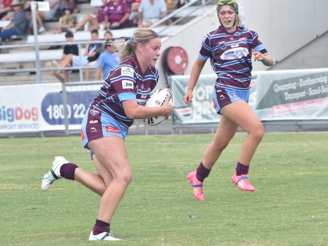 Chanelle Williams has been a standout performer for the CQ Capras under-17s.