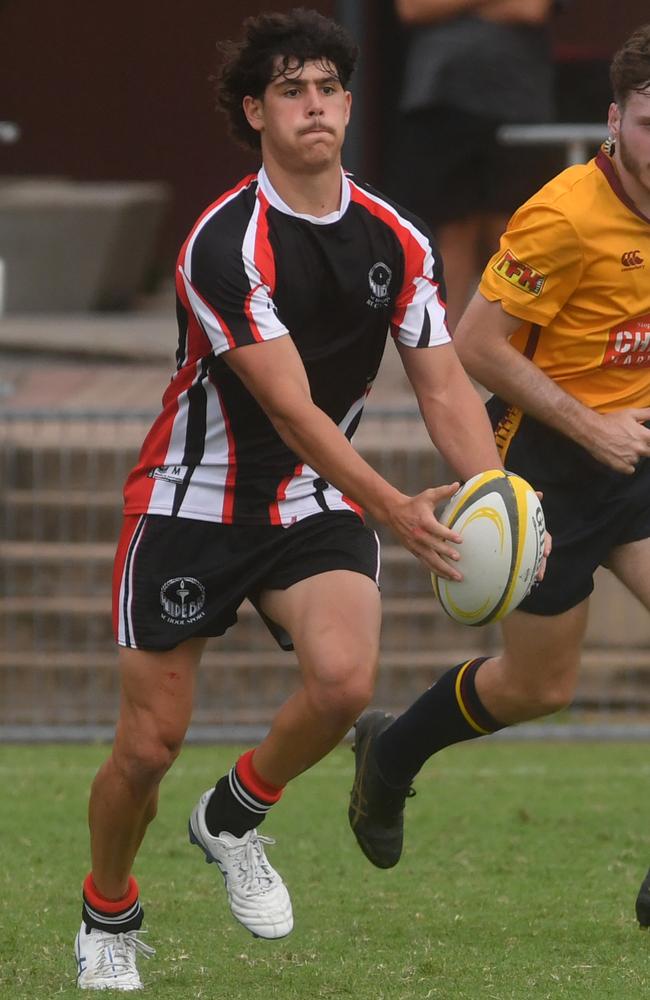 QLD Rugby Union State Championships (17-18 years boys) at the Townsville Sports Precinct. Saturday May 24. Wide Bay against Capricorn. Picture: Evan Morgan