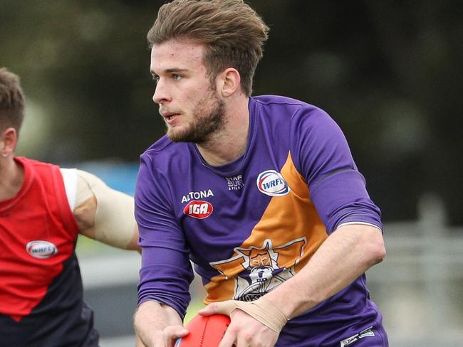 Kelly Pickard in action for Altona in the WRFL. Picture: Local Legends Photography