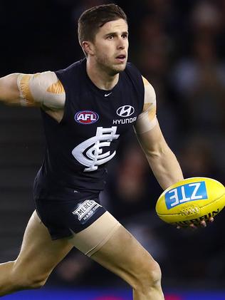 Marc Murphy will lead Carlton again in 2018. Picture: Michael Klein