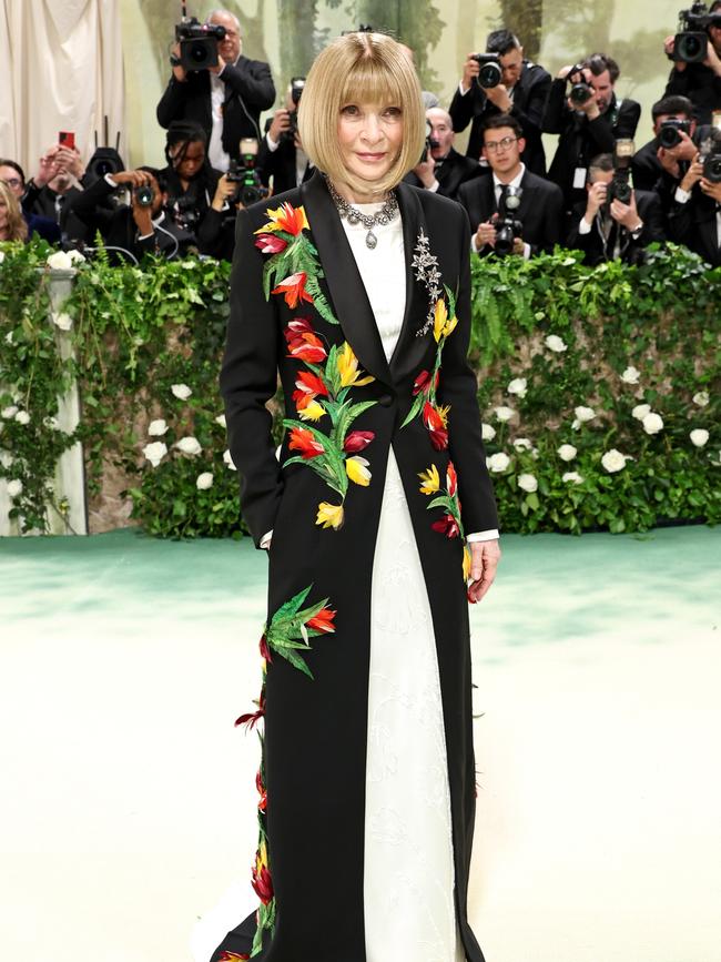 Anna Wintour, Vogue Editor-in-Chief, at the 2024 Met Gala, in May, 2024 in New York City. Picture: Getty