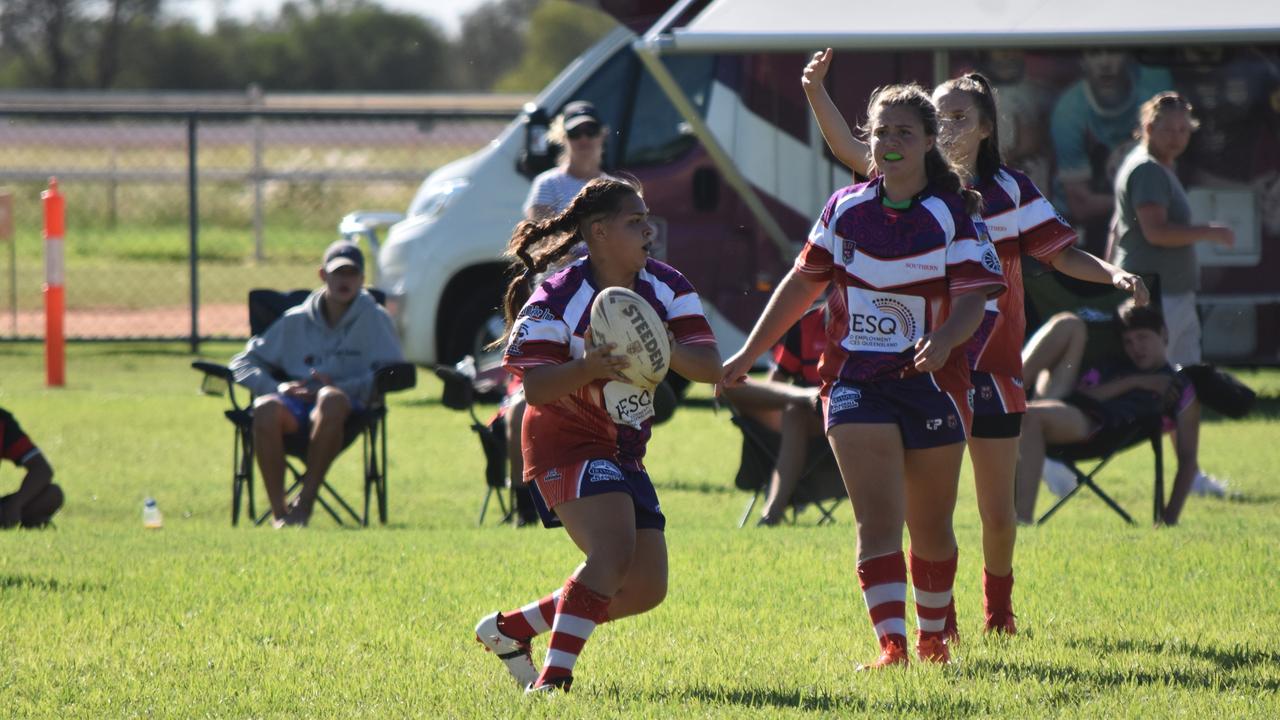 Gatton/Valleys v Southern Outback U17 girls. Adrian Vowles Cup 2020.
