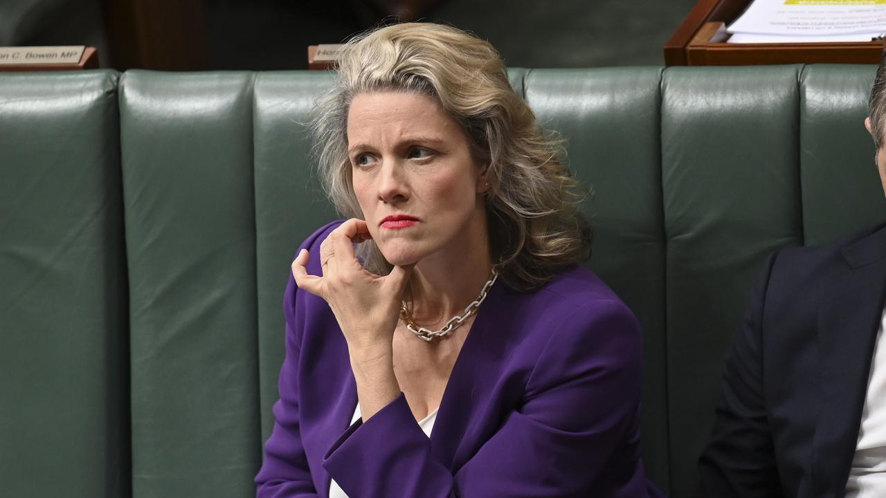 Home Affairs Minister Clare O’Neil returned fire to Mr Trump Jr’s claims about visa troubles last year. Picture: NCA NewsWire / Martin Ollman