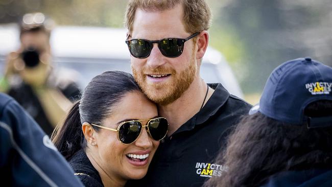 The Duke and Duchess of Sussex, pictured in April 2022. Picture: AFP