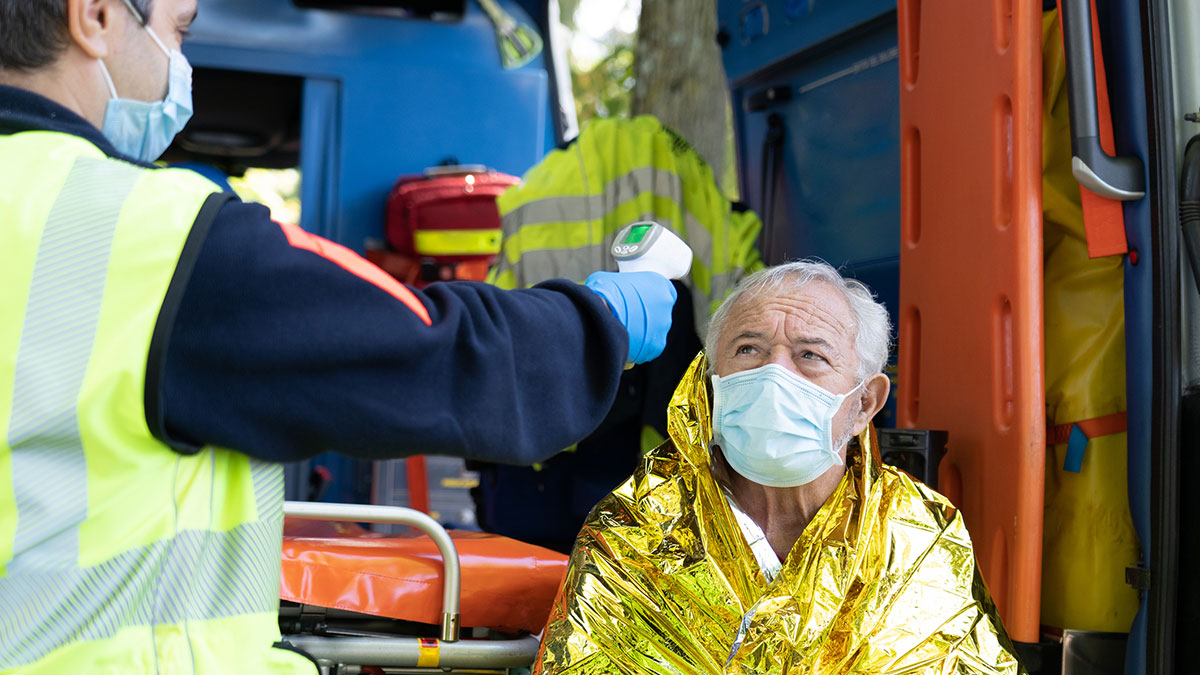 The threat was clear: feel better, or Randall would be vaporised on the spot. Pic: Getty Images