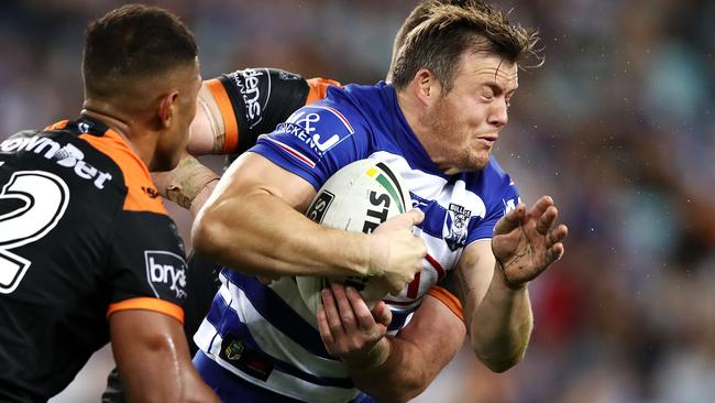 Brett Morris is set to leave the Bulldogs for the Roosters. Picture: Getty Images