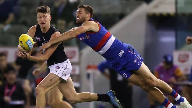 Marcus Bontempelli is a popular Brownlow pick. Picture: Michael Klein