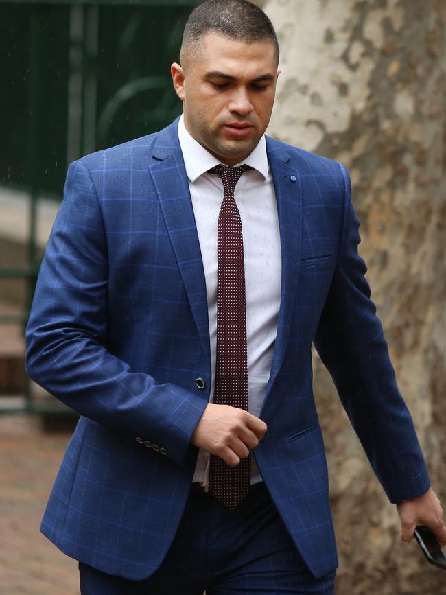 Michael Ibrahim’s cousin Fares Derbas is heard on one of calls with Michael tendered to court talking about having his drink spiked. Picture: Richard Dobson