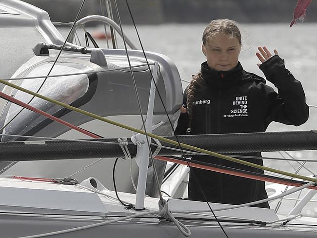 The Swedish teen has become ahero and leader to environmentalists across the globe. Picture: AP