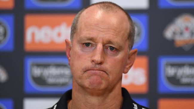 West Tigers coach Michael Maguire sat through a gut-wrenching defeat. Picture: Albert Perez/Getty Images)