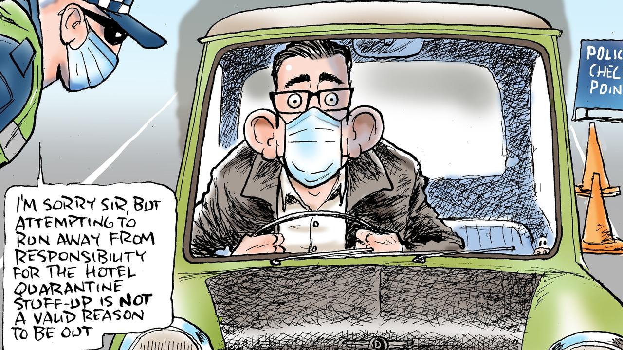 Mark Knight cartoon on Victorian Premier Daniel Andrews at ...