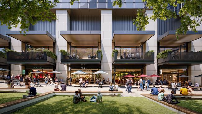 An artists' impression of the Victoria Cross Precinct. Picture: Supplied