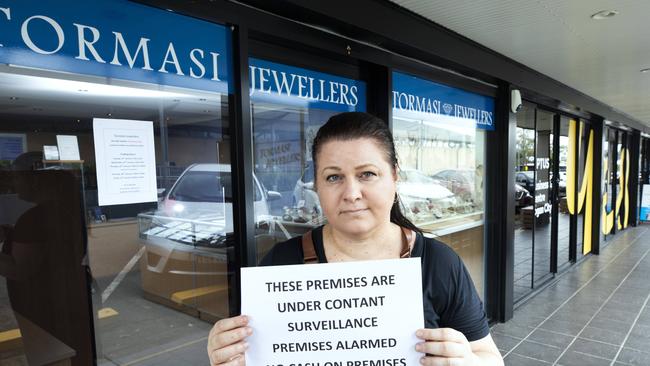 Natalia Tormasi from Tormasi Jewellers is one of the local businesses in Beenleigh angry about a drug and alcohol addiction clinic on City Rd, Beenleigh. AAP Image/Renae Droop