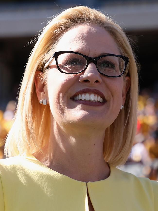 Democrat US Senate candidate Kyrsten Sinema. Picture: Christian Petersen/Getty Images/AFP