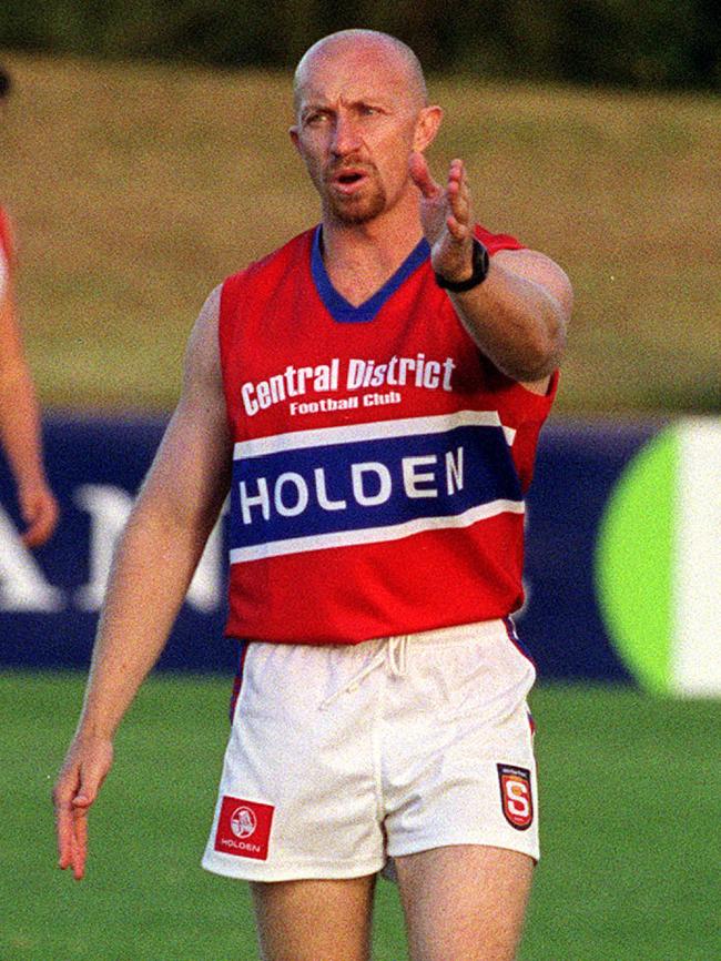 Roy Laird at the start of his first season in charge of Central District in 2003.