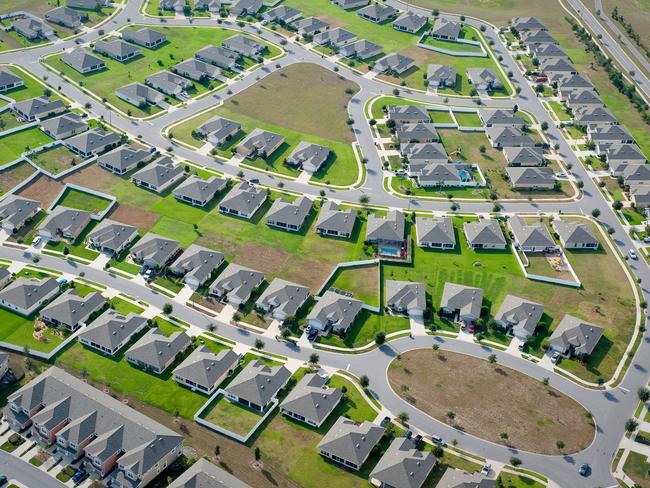 Aerial home housing development community images