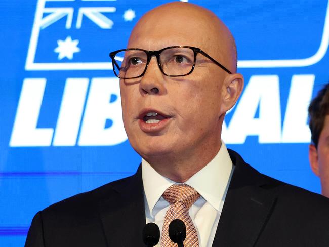 zNCA 2025 FEDERAL ELECTION LIBERAL BUS - 03/05/2025: Pictured is Leader of the Opposition Peter Dutton while on the 2025 federal election campaign as it comes to a conclusion at the W Hotel in Brisbane. Peter Dutton arrives at the official LNP Election night function. Picture: Adam Head / NewsWire