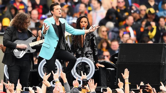 The Killers rocked the MCG on Grand Final day in 2017 but this year’s entertainment will be homegrown.