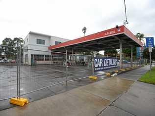 The Caltex Service Station in Woodlark Street, Lismore, damaged by floods last year, has received consent to proceed with renovations. Picture: Marc Stapelberg