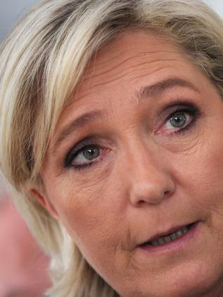 Marine Le Pen wants France to quit Europe. Picture: AFP/Richard Bouhet