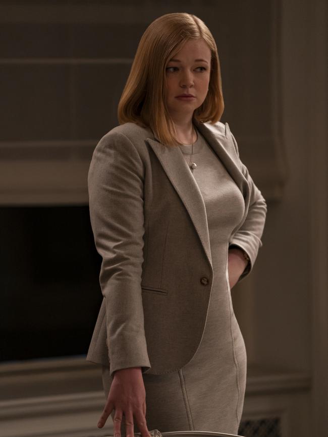 Australian actress Sarah Snook in series three of Succession. Picture: HBO