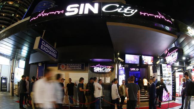 The court heard Amerika Uili had visited Sin City nightclub. Photograph: Jason O’Brien.