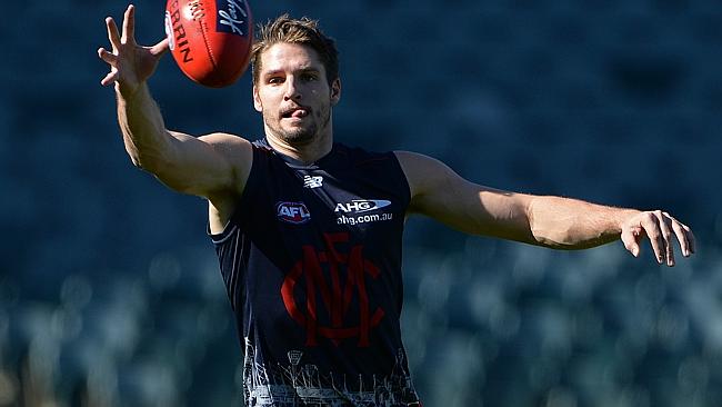 Jesse Hogan is set to return this weekend against Port Adelaide. Picture: Daniel Wilkins