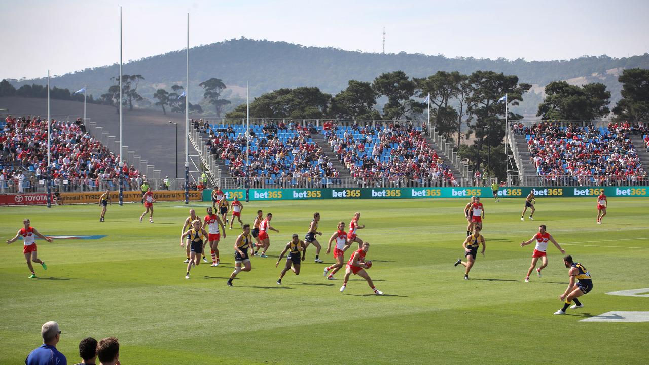 West Coast V Sydney at The Summit in Mt Barker. April 6, 2024. Picture: Dean Martin