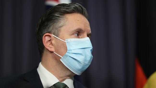 Health Minister Mark Butler says Covid cases are double the official figure. Picture: NCA NewsWire / Gary Ramage