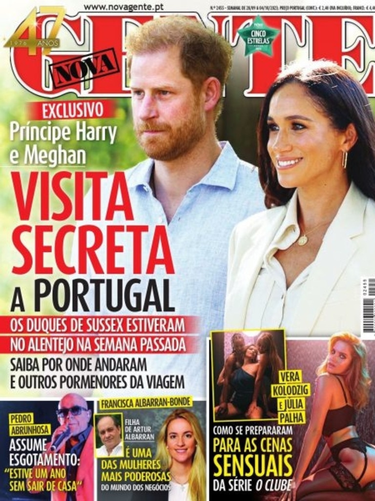 Portuguese magazine Nova Gente, or “New People”, revealed the “mega-secret operation”. Picture: Nova Gente