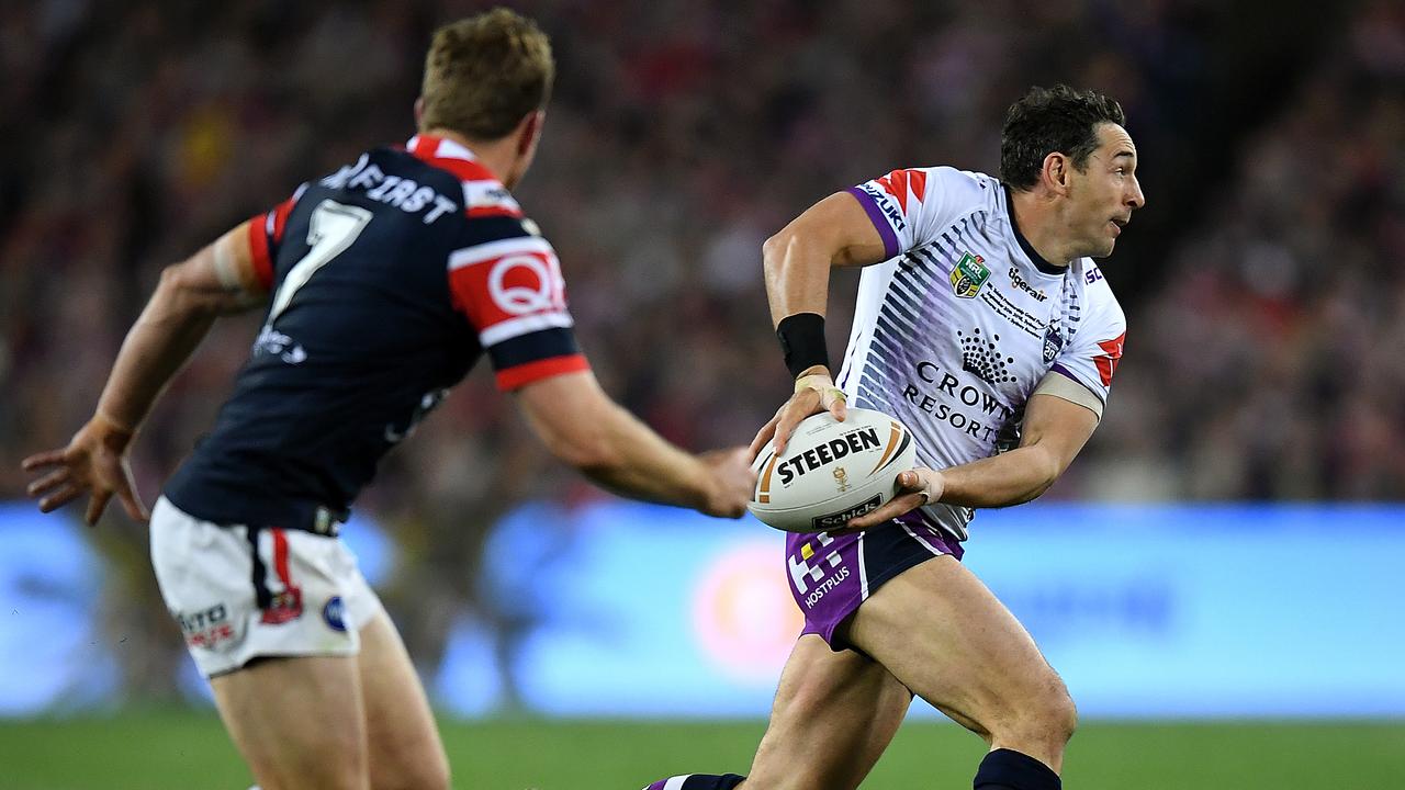 Billy Slater added a passing game to the role of a fullback. Picture: AAP Image/Joel Carrett