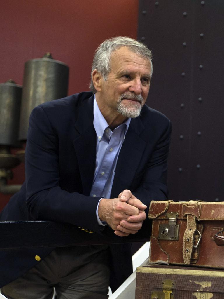 Paul-Henry Nargeolet, pictured at a Titanic exhibition in Paris, is also missing. Picture: AFP