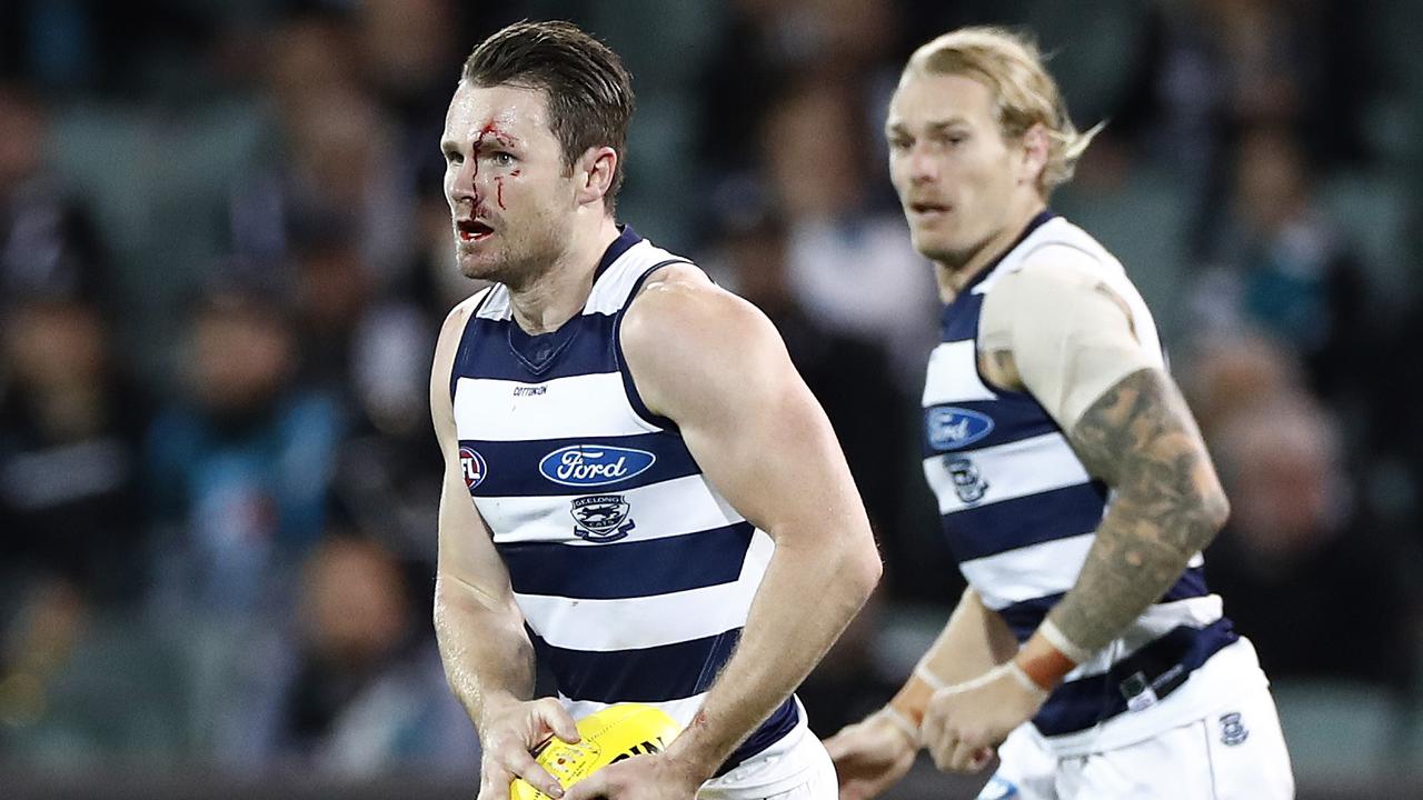 Geelong star Patrick Dangerfield says the Cats aren’t done yet. Picture: Ryan Pierse/Getty Images