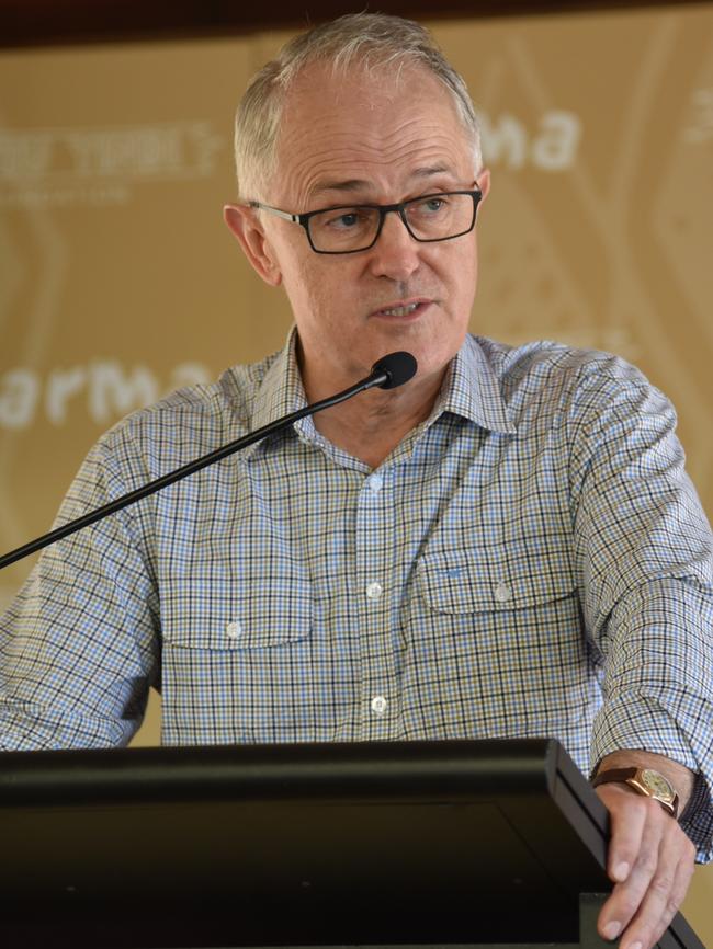 Prime Minister Malcolm Turnbull has a runaway lead on Bill Shorten as the country’s preferred prime minister. Picture: AAP Image /Lucy Hughes Jones