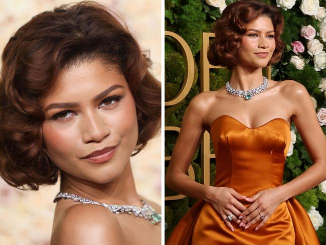 Zendaya fuels speculation she's engaged to Tom Holland with Golden Globes ring.