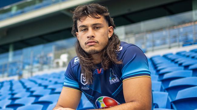 Gold Coast star Tino Fa'asuamaleaui. Pic: Titans Digital