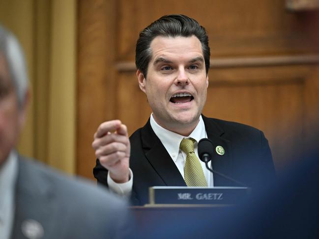 US Republican Representative Matt Gaetz of Florida questions Attorney General Merrick Garland during a hearing of the House Committee on the Judiciary oversight of the US Department of Justice, on Capitol Hill in Washington, DC, September 20, 2023. (Photo by Mandel NGAN / AFP)