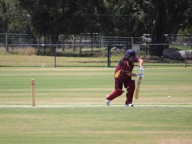 Kylie Walters has scored two centuries for Skye this season.